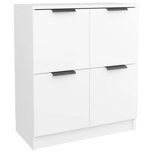 Berkfield Home Sideboard White 60x30x70 cm Engineered Wood - Size: 60 x 30 x 70 cm - image 1