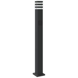 Berkfield Home Outdoor Floor Lamps with Outlet 3pcs Black 110 cm Aluminium - thumbnail 6