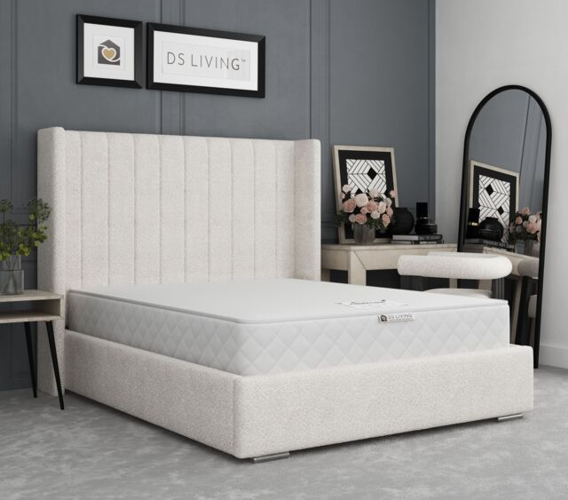 DS Living Soothe Medium Firm Ortho Reflex Aurora Spring Mattress in Off-White - Size: Super King - image 1