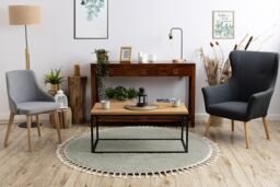 RugsX Berber Rug in Green - Size: 120 cm diameter - thumbnail 4