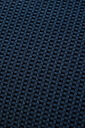 Serene 'Lindly' Waffle Duvet Cover Set in Navy - Size: Double - thumbnail 3
