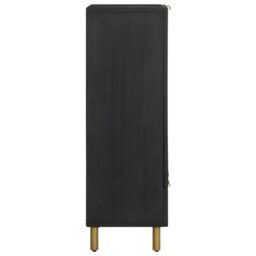 Berkfield Home Highboard Black 60x33x100 cm Engineered Wood - Size: 60 x 33 x 100 cm - thumbnail 4