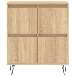 Berkfield Home Sideboard Sonoma Oak 60x35x70 cm Engineered Wood in Brown - Size: 60 x 35 x 70 cm - thumbnail 5