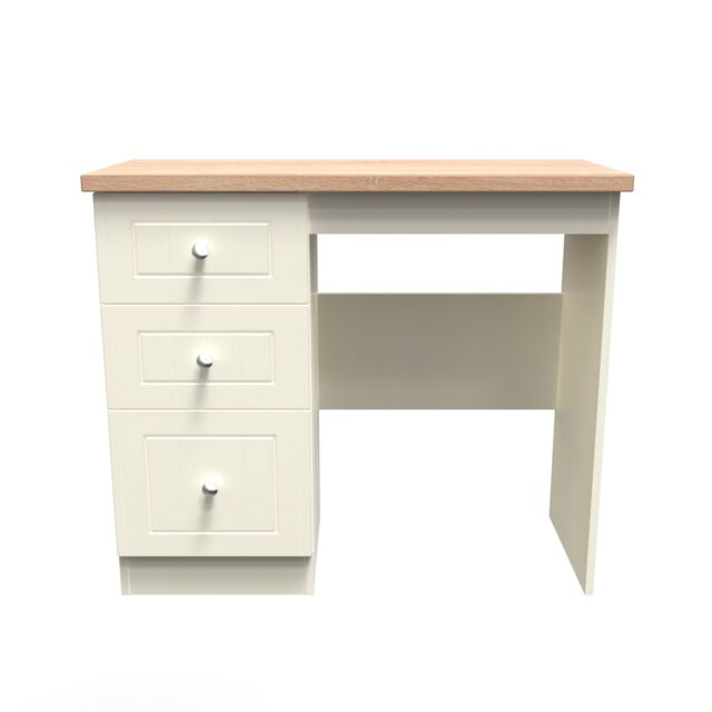 Ready Assembled 2 U Cambridge 3 Drawer Vanity (Ready Assembled) in Cream - image 1