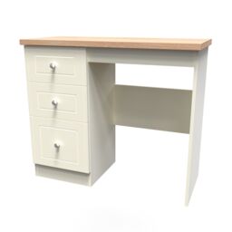 Ready Assembled 2 U Cambridge 3 Drawer Vanity (Ready Assembled) in Cream - thumbnail 3