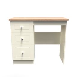 Ready Assembled 2 U Cambridge 3 Drawer Vanity (Ready Assembled) in Cream - thumbnail 1