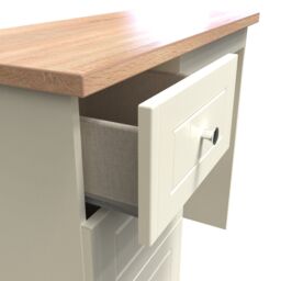 Ready Assembled 2 U Cambridge 3 Drawer Vanity (Ready Assembled) in Cream - thumbnail 5
