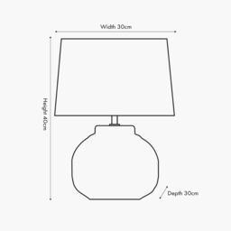 Ruma Set of 2 Anneli Bronze Aztec Texture Ceramic Table Lamp - thumbnail 2
