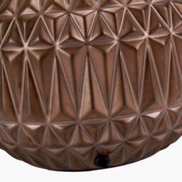 Ruma Set of 2 Anneli Bronze Aztec Texture Ceramic Table Lamp - thumbnail 8