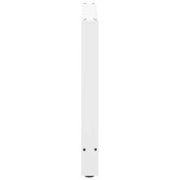 Berkfield Home Coffee Table Legs White 2 pcs 80x(72-73) cm Steel - thumbnail 6
