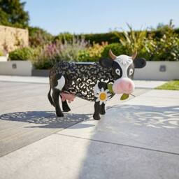 Garden Greatness Daisy Cow Solar Silhouette Garden Light - Size: 1 Pack - thumbnail 2