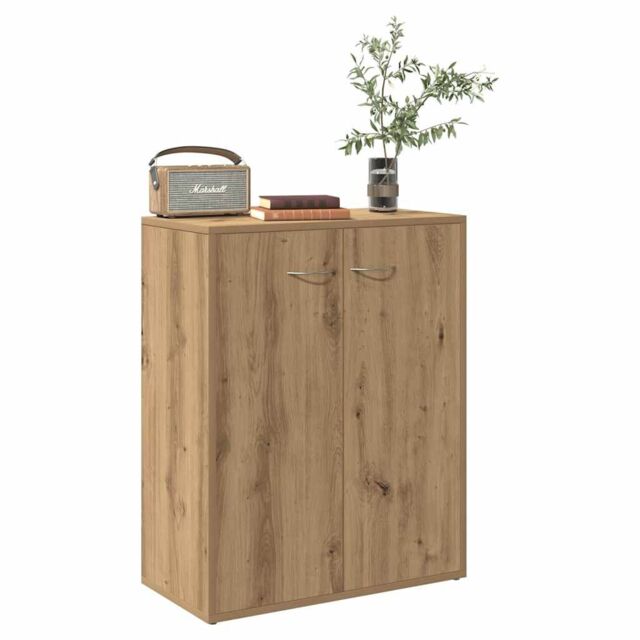 Berkfield Home Sideboard Artisan Oak 60x30x75 cm Engineered Wood in Brown - Size: 60 x 30 x 75 cm - image 1