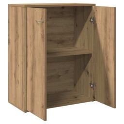 Berkfield Home Sideboard Artisan Oak 60x30x75 cm Engineered Wood in Brown - Size: 60 x 30 x 75 cm - thumbnail 5