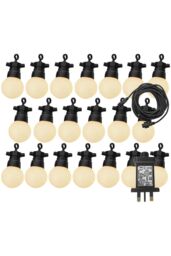 Netagon Lighting Honolulu 24V LED Festoon Light Set in Black