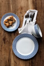 Orsina Durable Casablanca 12 Piece Blue Dinner Set MOB, Stylish Set For Dinner, Contemporary Design Crockery Set - thumbnail 2