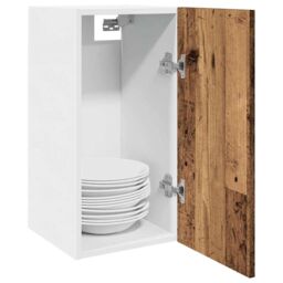 Berkfield Home Hanging Cabinet Lyon Old Wood 30x31x60 cm Engineered Wood in Brown - Size: 30 x 31 x 60 cm - thumbnail 1