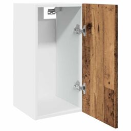 Berkfield Home Hanging Cabinet Lyon Old Wood 30x31x60 cm Engineered Wood in Brown - Size: 30 x 31 x 60 cm - thumbnail 5