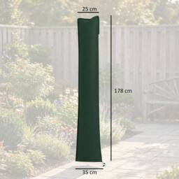 OUTSUNNY Parasol Cover, Patio Cantilever Cover, Banana Umbrella Cover, Green - thumbnail 3
