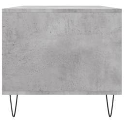 Berkfield Home Modern Coffee Table Concrete Grey 90x49x45 cm Engineered Wood - Size: 90 x 49 x 45 cm - thumbnail 7