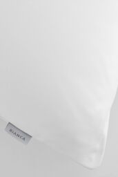 Bianca '200 Thread Count Cotton Percale' Standard Pillowcase Pair in White - thumbnail 3