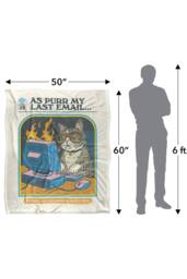 Steven Rhodes As Purr My Last Email Silky Super Soft Throw Blanket - Size: Large - thumbnail 3