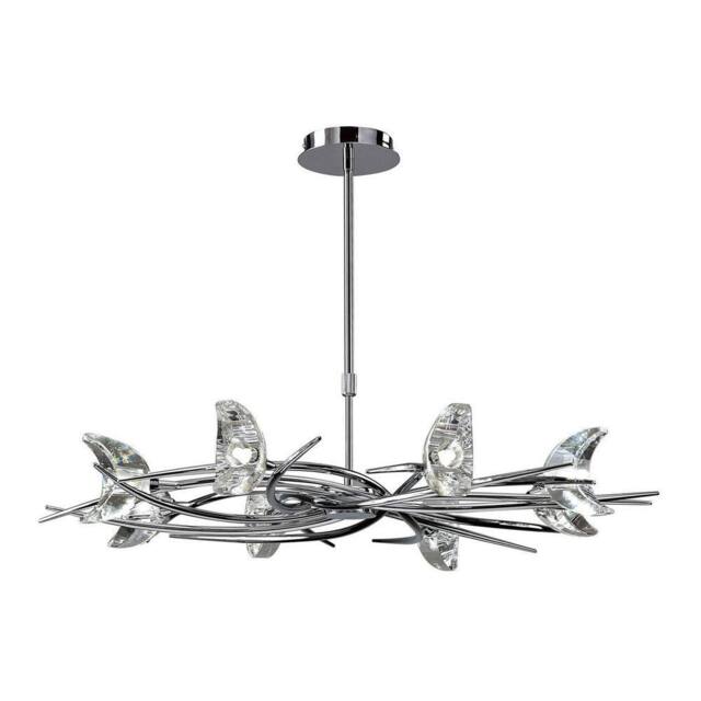 Netlighting Eclipse Telescopic 8 Light G9 Polished Chrome in Silver - image 1