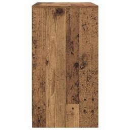 Berkfield Home Sideboard Old Wood 70x41x75 cm Engineered Wood in Brown - Size: 70 x 41 x 75 cm - thumbnail 6