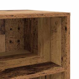 Berkfield Home Sideboard Old Wood 70x41x75 cm Engineered Wood in Brown - Size: 70 x 41 x 75 cm - thumbnail 8