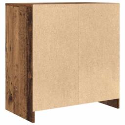Berkfield Home Sideboard Old Wood 70x41x75 cm Engineered Wood in Brown - Size: 70 x 41 x 75 cm - thumbnail 7