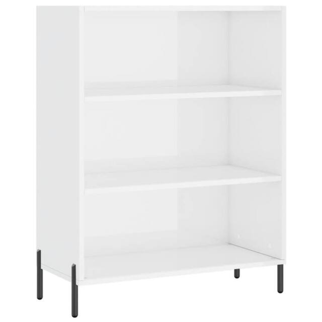 Berkfield Home Shelf Cabinet High Gloss White 69.5x32.5x90 cm Engineered Wood - image 1