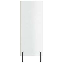 Berkfield Home Shelf Cabinet High Gloss White 69.5x32.5x90 cm Engineered Wood - thumbnail 5