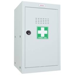 Phoenix Safe Company Size 3 Light Grey Medical Cube Locker with Combination Lock, MC0644GGC - Size: 600mm - thumbnail 1