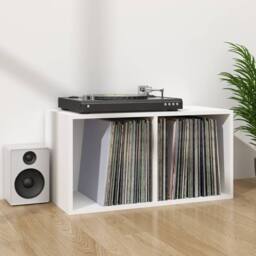 Berkfield Home Vinyl Storage Box White 71x34x36 cm Engineered Wood - Size: 71 x 34 x 36 cm - thumbnail 6
