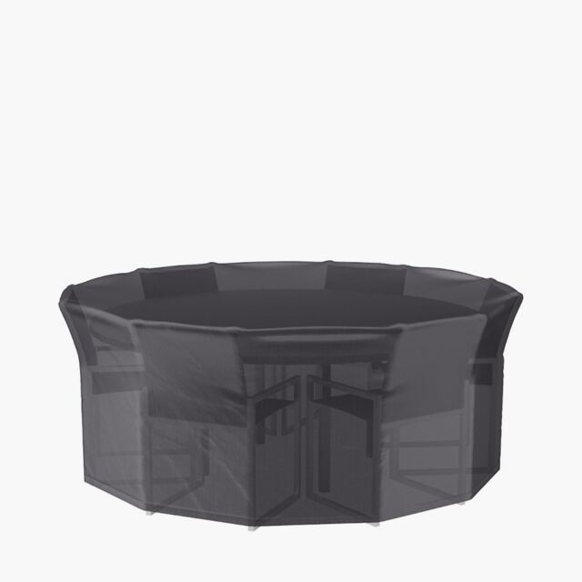 Ruma AeroCover Round Dining Set Polyester Waterproof Breathable Cover W320xD320xH85cm in Dark Grey - Size: 1 Pack - image 1