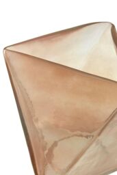 Orsina Rambia Small Pink Glass Candle Holder - thumbnail 5