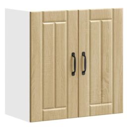 Berkfield Home Kitchen Wall Cabinet Lucca Sonoma Oak Engineered Wood in Brown - thumbnail 2