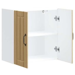 Berkfield Home Kitchen Wall Cabinet Lucca Sonoma Oak Engineered Wood in Brown - thumbnail 6