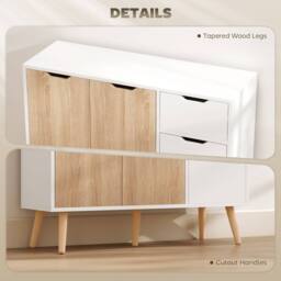 Wyld Haus Surinam Natural Wood Effect Sideboard 3 Drawers 3 Cupboards - thumbnail 7