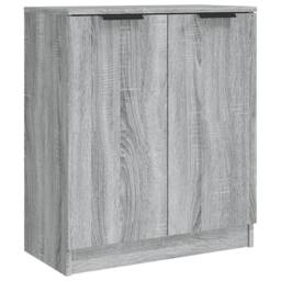 Berkfield Home Sideboards 2 pcs Grey Sonoma 60x30x70 cm Engineered Wood - Size: 60 x 30 x 70 cm - thumbnail 3