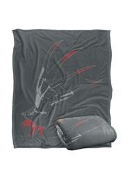 Warner Brothers Nightmare on Elm Street Glove Silky Touch Super Soft Throw Blanket in White - thumbnail 2