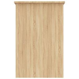 Berkfield Home Desk Sonoma Oak 100x50x76 cm Engineered Wood in Tan - Size: 100 x 50 x 76 cm - thumbnail 5