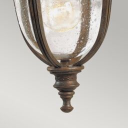 Netlighting English Bridle 1 Light Outdoor Small Wall Lantern Light British Bronze IP44 E27 in Brown - thumbnail 3