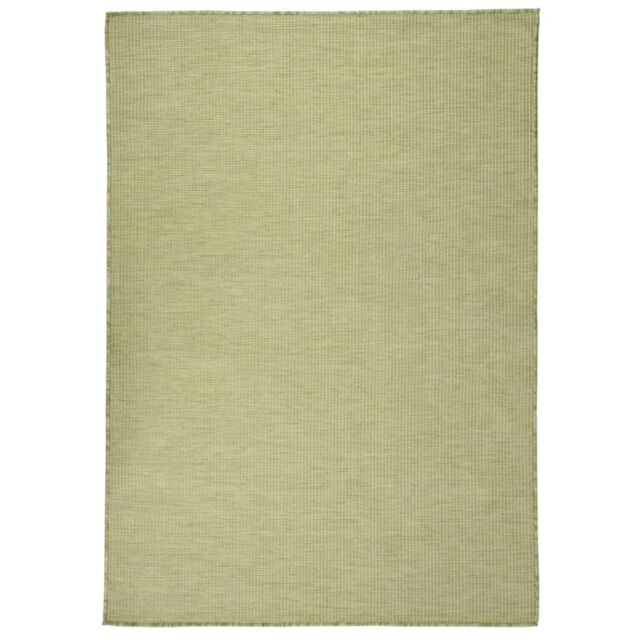 Berkfield Home Outdoor Flatweave Rug 160x230 cm Green - Size: 100 cm diameter - image 1