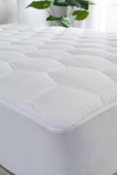 Slumberdown Climate Control Mattress Topper in White - Size: King - thumbnail 2