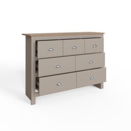 GFW Lancaster 7 Drawer Chest in Grey - thumbnail 5