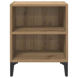 Berkfield Home Bedside Cabinets 2 pcs Artisan Oak 40x30x50 cm Engineered Wood in Brown - Size: 40 x 30 x 50 cm - thumbnail 6