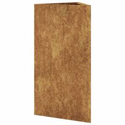 Berkfield Home Garden Planters 2 pcs Triangular 40x34.5x70 cm Corten Steel in Brown - thumbnail 9