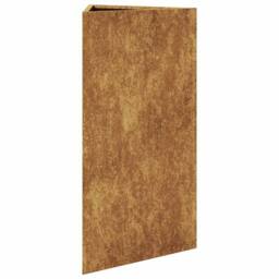 Berkfield Home Garden Planters 2 pcs Triangular 40x34.5x70 cm Corten Steel in Brown - thumbnail 5