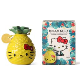 Hello Kitty Summer Candle Jar - Tropical Pineapple Scent, Reusable in Yellow - Size: Medium - thumbnail 6
