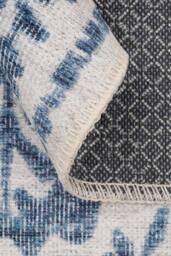 Kukoon 60x110cm Beige Blue Washable Indoor Doormat Front Door Entrance Rug - Size: 60 cm x 110 cm - thumbnail 2